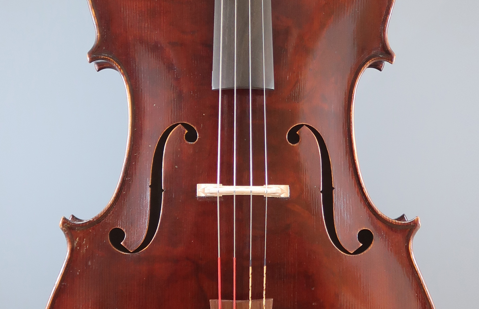 German Cello by Anton Schroetter 1948 - 名古屋の弦楽器専門店 KAEDE 